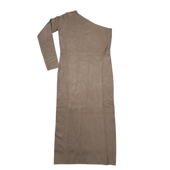 Monrow Super Soft One Shoulder Midi Dress - Picture 1 of 5